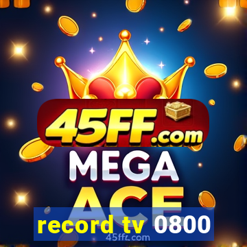 record tv 0800